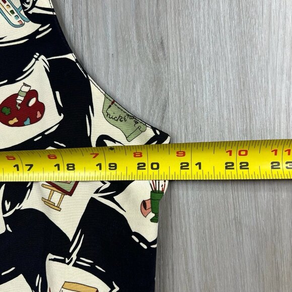Nick and Nora Silk Waistcoat Printed Quirky Unisex Size M Medium Made In USA - Picture 8 of 11